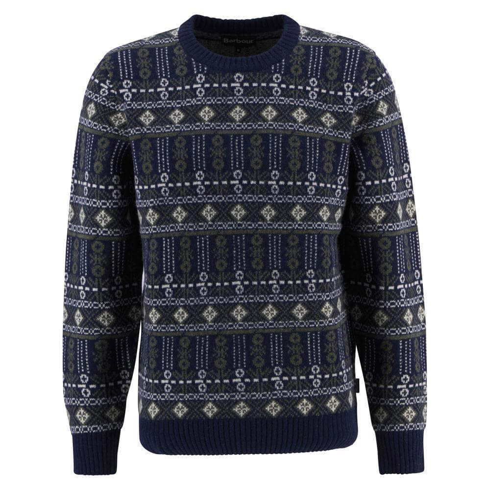 Barbour Grangetown Fair Isle Crew Neck Jumper